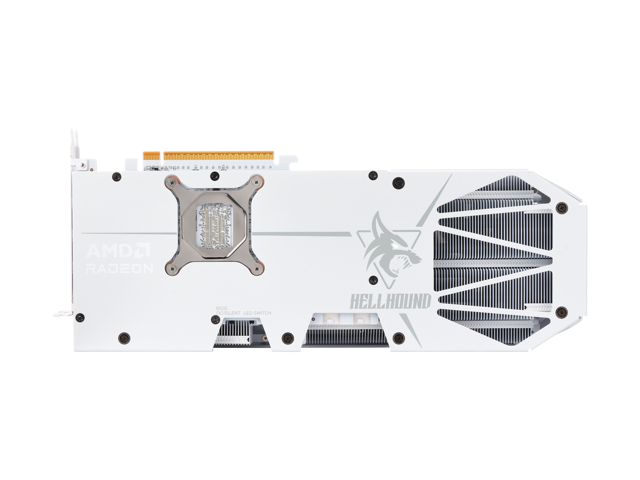 PowerColor Hellhound Radeon RX 9070 XT Graphics CARD Hellhound Spectral White AMD Radeon RX 9070 XT 16GB GDDR6