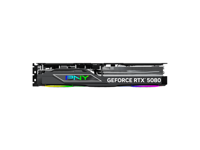 PNY - GeForce RTX 5080 ARGB 16GB OC GDDR7 PCI Express 5.0 Graphics Card with Triple Fan - Black - image 8