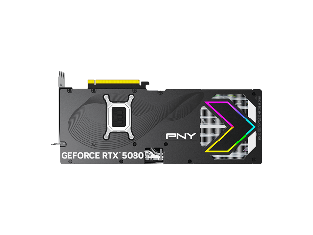 PNY - GeForce RTX 5080 ARGB 16GB OC GDDR7 PCI Express 5.0 Graphics Card with Triple Fan - Black - image 6