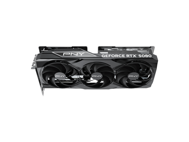 PNY - GeForce RTX 5080 16GB OC GDDR7 PCI Express 5.0 Graphics Card with Triple Fan - Black - image 3
