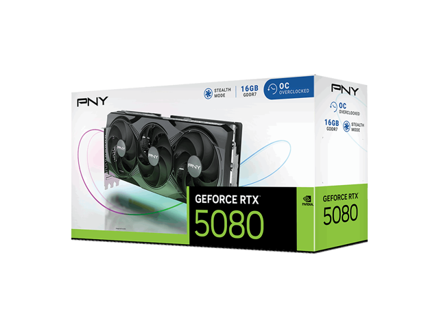 PNY - GeForce RTX 5080 16GB OC GDDR7 PCI Express 5.0 Graphics Card with Triple Fan - Black - image 11