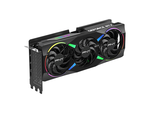 PNY - GeForce RTX 5070 Ti 16GB ARGB OC GDDR7 PCI Express 5.0 Graphics Card with Triple Fan - Black - image 5
