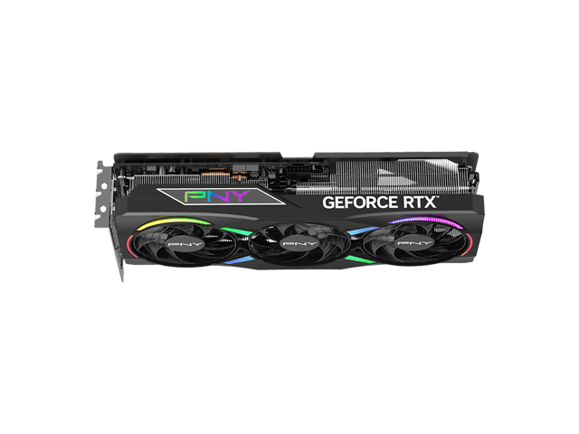 PNY - GeForce RTX 5070 Ti 16GB ARGB OC GDDR7 PCI Express 5.0 Graphics Card with Triple Fan - Black - image 7