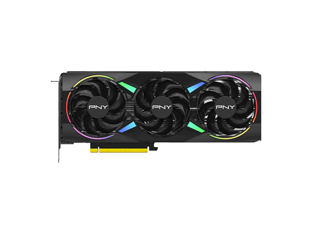 PNY ARGB OC GeForce RTX 5070 12GB 192-Bit GDDR7 PCI Express 5.0 DLSS 4.0 Graphics Card VCG507012TFXXPB1-O