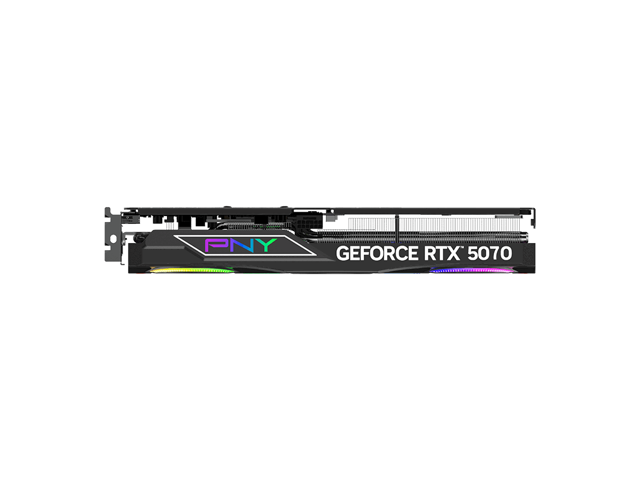 PNY - GeForce RTX 5070 12GB ARGB OC GDDR7 PCI Express 5.0 Graphics Card with Triple Fan - Black - image 8