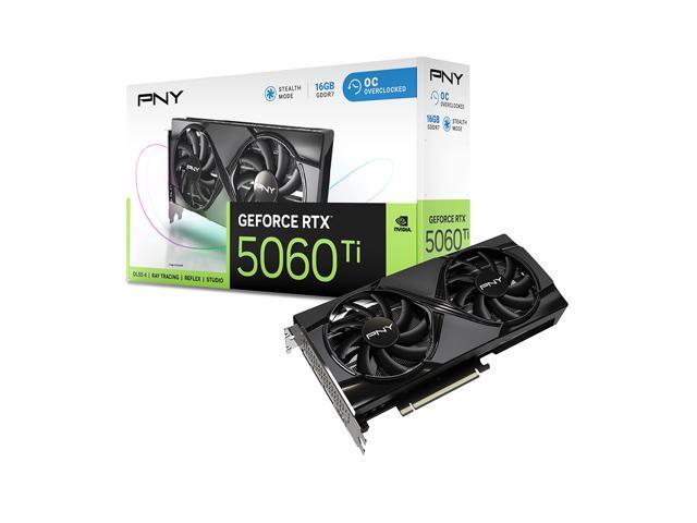 PNY - GeForce RTX 5060 Ti Overclocked 16GB GDDR7 PCI Express 5.0 Graphics Card with Dual Fan - Black - image 11
