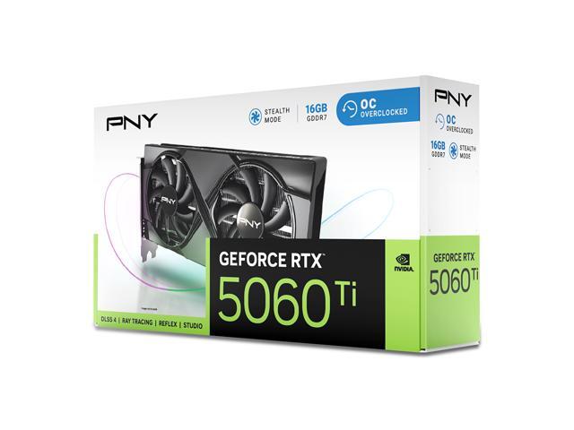 PNY - GeForce RTX 5060 Ti Overclocked 16GB GDDR7 PCI Express 5.0 Graphics Card with Dual Fan - Black - image 12