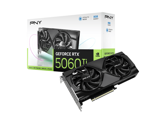 PNY - GeForce RTX 5060 Ti Overclocked 8GB GDDR7 PCI Express 5.0 Graphics Card with Dual Fan - Black - image 11