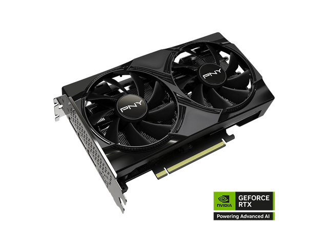 PNY - GeForce RTX 5060 Overclocked 8GB GDDR7 PCI Express 5.0 Graphics Card with Dual Fan - Black - image 3