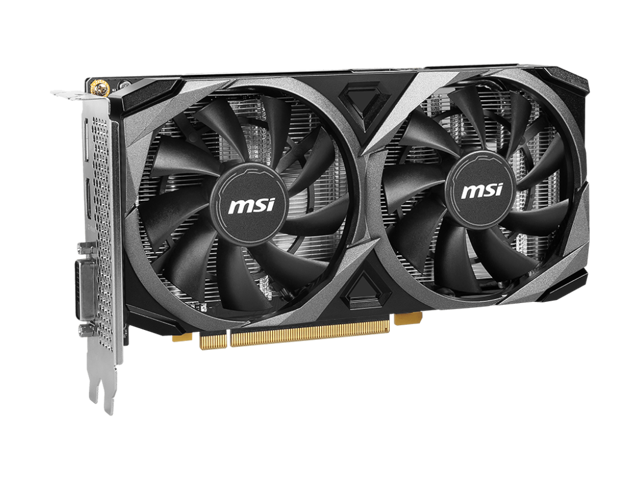 MSI - NVIDIA RTX 3050 VENTUS 2X XS 8G OC - 8GB GDDR6 - PCI Express 4.0 - Graphics Card - Black - image 4