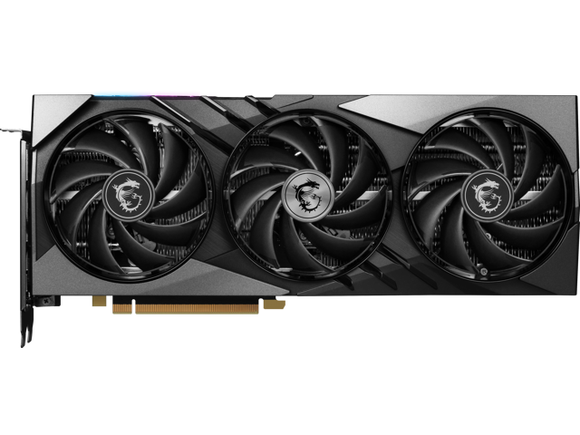 MSI Gaming GeForce RTX 4070 12GB GDDR6X PCI Express 4.0 x16 ATX Video Card RTX 4070 GAMING X SLIM 12G