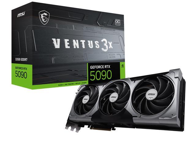 MSI - NVIDIA GeForce GeForceRTX 5090 32G VENTUS 3X OC 32GB GDDR7 PCI Express Gen 5 Graphics Card - Black - image 12