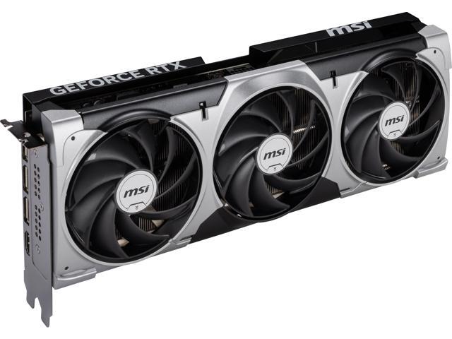 MSI - NVIDIA GeForce GeForce RTX 5070 TI 16G VENTUS 3X OC 16GB GDDR7 PCI Express Gen 5 Graphics Card - Black - image 4