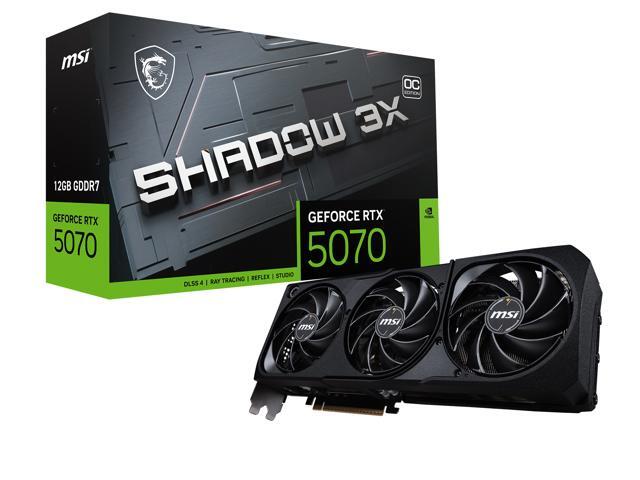 MSI - NVIDIA GeForce RTX 5070 12G SHADOW 3X OC 12GB GDDR7 PCI Express Gen 5 Graphics Card - Black - image 12