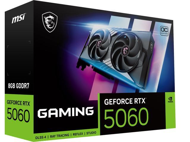 MSI - NVIDIA GeForce RTX 5060 8G GAMING OC 8GB GDDR7 PCI Express Gen 5 Graphics Card - Black - image 11