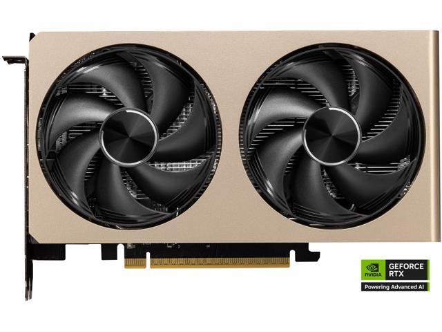 MSI - NVIDIA GeForce RTX 5060 8G INSPIRE 2X OC 8GB GDDR7 PCI Express Gen 5 Graphics Card - Black - image 3