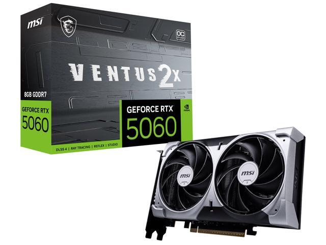 MSI - NVIDIA GeForce RTX 5060 8G VENTUS 2X OC 8GB GDDR7 PCI Express Gen 5 Graphics Card - Black - image 12