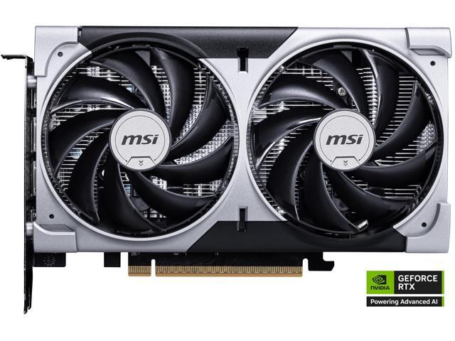 MSI - NVIDIA GeForce RTX 5060 8G VENTUS 2X OC 8GB GDDR7 PCI Express Gen 5 Graphics Card - Black - image 3