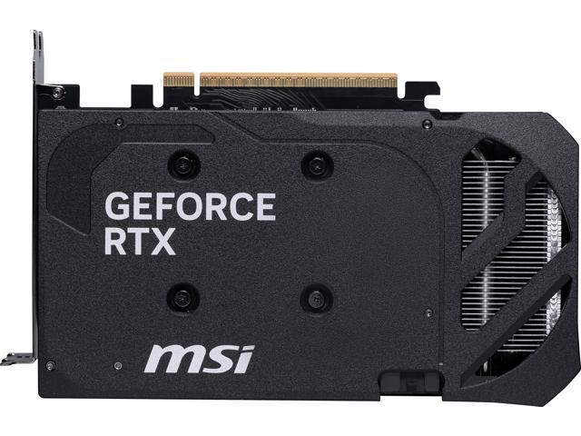 MSI - NVIDIA GeForce RTX 5060 8G SHADOW 2X OC 8GB GDDR7 PCI Express Gen 5 Graphics Card - Black - image 4