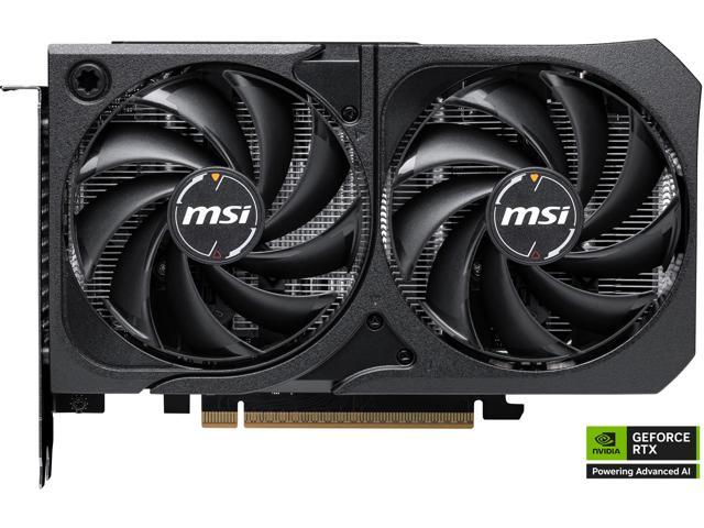 MSI - NVIDIA GeForce RTX 5060 8G SHADOW 2X OC 8GB GDDR7 PCI Express Gen 5 Graphics Card - Black - image 3