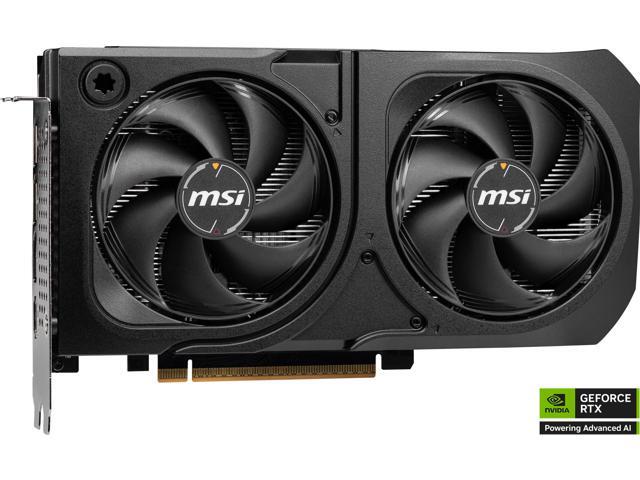 MSI - NVIDIA GeForce RTX 5060 Ti 16G SHADOW 2X OC PLUS 16GB GDDR7 PCI Express Gen 5 Graphics Card - Black - image 3