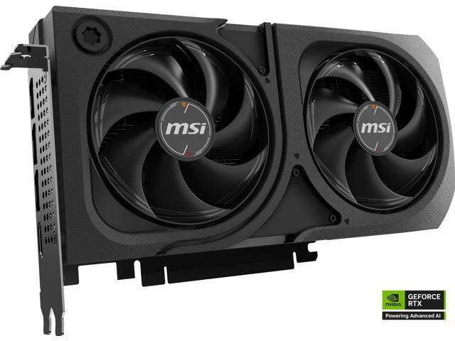 MSI - NVIDIA GeForce RTX 5060 Ti 8G SHADOW 2X OC PLUS 8GB GDDR7 PCI Express Gen 5 Graphics Card - Black - image 3