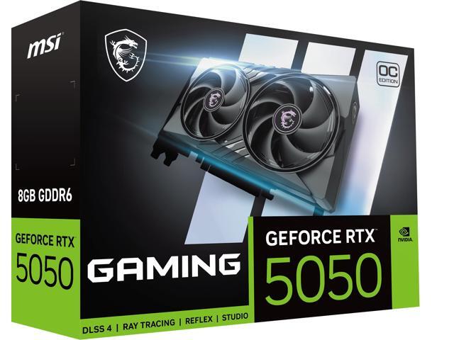 MSI - NVIDIA GeForce RTX 5050 8G GAMING OC 8GB GDDR6 PCI Express Gen 5 Graphics Card - Black - image 11