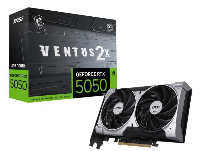MSI - NVIDIA GeForce RTX 5050 8G VENTUS 2X OC 8GB GDDR6 PCI Express Gen 5 Graphics Card - Black - image 12
