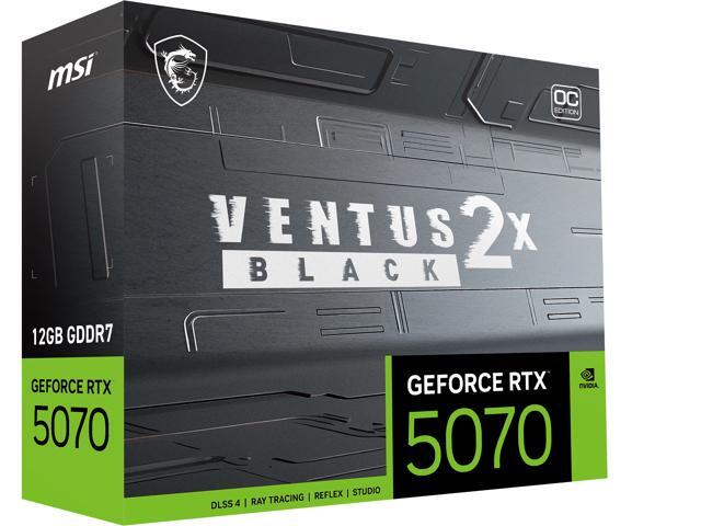 MSI - NVIDIA GeForce RTX 5070 12GB GDDR7 VENTUS 2X OC PCI Express 5.0 Graphics Card - Black - image 12