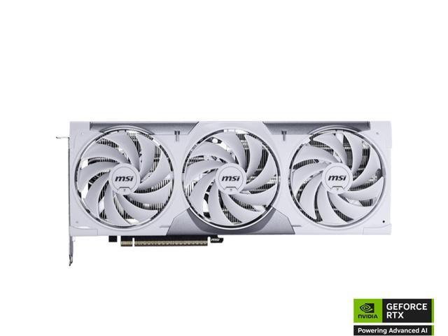 MSI - NVIDIA GeForce RTX 5070 Ti 16GB GDDR7 VENTUS 3X PZ OC Edition PCI Express 5.0 SFF-Ready Graphics Card - Black/Sliver - image 3