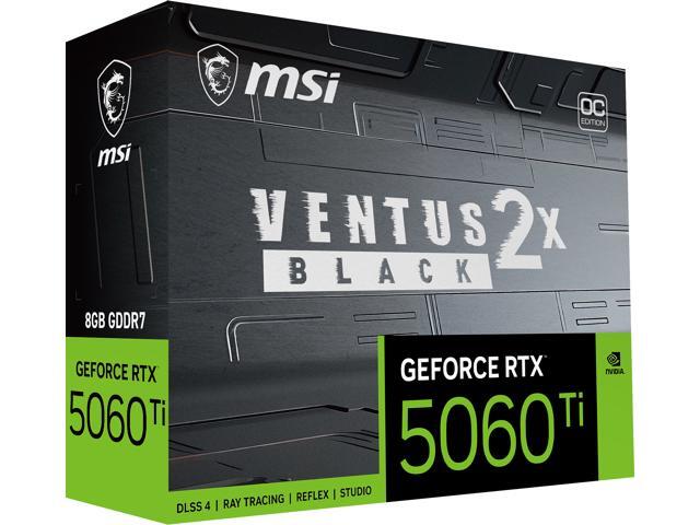 MSI - NVIDIA GeForce RTX 5060 Ti 8GB GDDR7 VENTUS 2X OC PLUS PCI Express 5.0 Graphics Card - Black - image 11