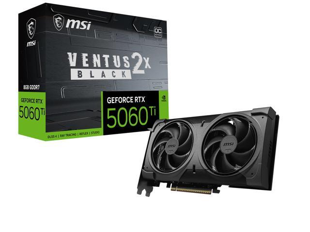 MSI - NVIDIA GeForce RTX 5060 Ti 8GB GDDR7 VENTUS 2X OC PLUS PCI Express 5.0 Graphics Card - Black - image 12