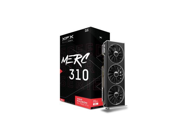 XFX - Speedster MERC310 AMD Radeon RX 7900XTX 24GB GDDR6 PCI Express 4.0 Gaming Graphics Card - Black - image 7