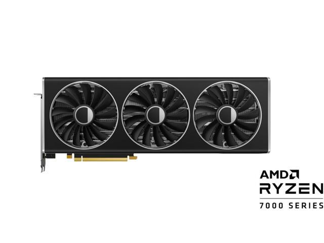 XFX - Speedster MERC310 AMD Radeon RX 7900XTX 24GB GDDR6 PCI Express 4.0 Gaming Graphics Card - Black - image 3