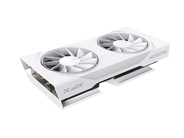 XFX - Swift AMD Radeon RX 9060XT OC Gaming Edition 8GB GDDR6 PCI Express 5.0 Gaming Graphics Card - White - image 3