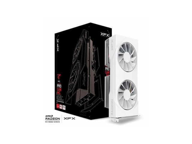 XFX - Swift AMD Radeon RX 9060XT OC Gaming Edition 8GB GDDR6 PCI Express 5.0 Gaming Graphics Card - White - image 6