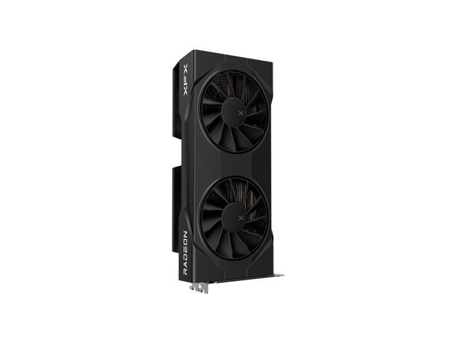 XFX - Swift AMD Radeon RX 9060XT OC Gaming Edition 8GB GDDR6 PCI Express 5.0 Gaming Graphics Card - Black - image 3