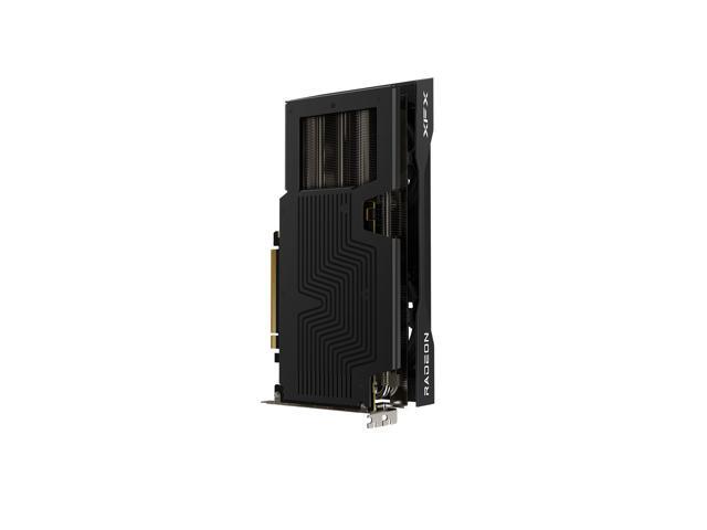 XFX - Swift AMD Radeon RX 9060XT OC Gaming Edition 8GB GDDR6 PCI Express 5.0 Gaming Graphics Card - Black - image 4