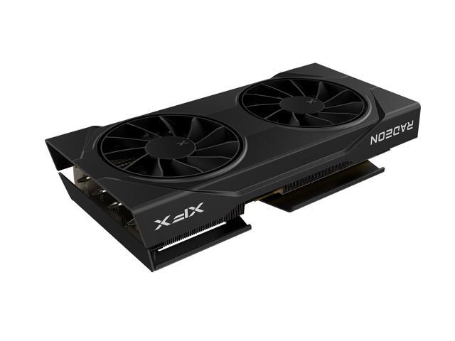 XFX - Swift AMD Radeon RX 9060XT OC Gaming Edition 8GB GDDR6 PCI Express 5.0 Gaming Graphics Card - Black - image 5