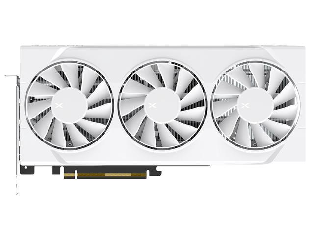 XFX - Swift AMD Radeon RX 9070GRE Triple Fan Gaming Edition with 12GB GDDR6 HDMI 3xDP, AMD RDNA 4 - White - image 2