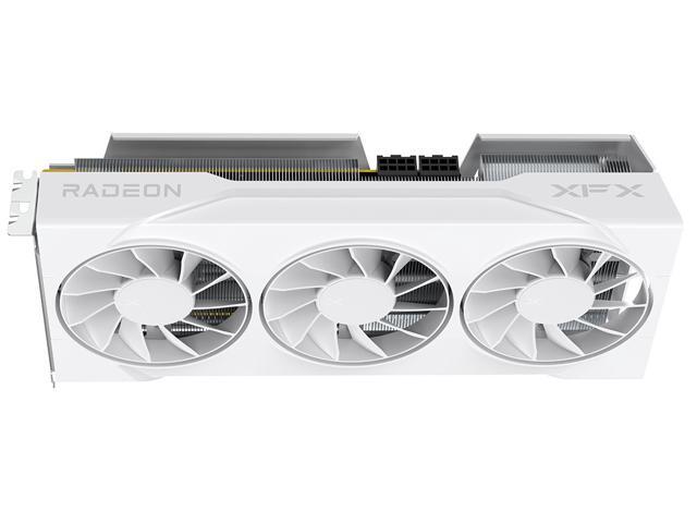 XFX - Swift AMD Radeon RX 9070GRE Triple Fan Gaming Edition with 12GB GDDR6 HDMI 3xDP, AMD RDNA 4 - White - image 3