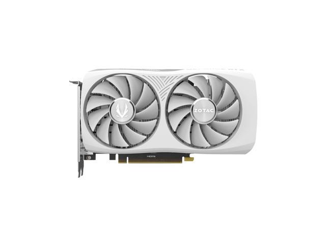ZOTAC GAMING GeForce RTX 4060 8GB Twin Edge OC White Edition DLSS 3 8GB GDDR6 128-bit 17 Gbps PCIE 4.0 Compact Gaming Graphics Card ZT-D40600Q-10M