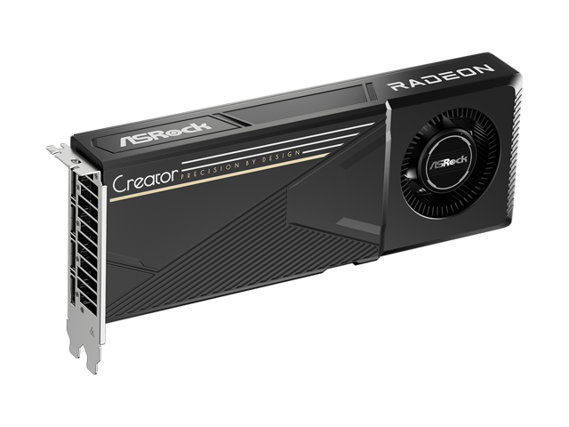 ASRock Creator Radeon AI Pro R9700 R9700 CT 32GB 256-bit GDDR6 PCI Express 5.0 x16 Graphics Card
