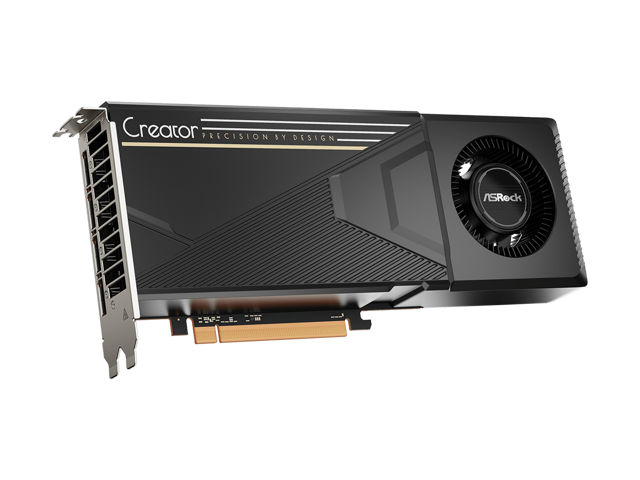 ASRock Creator Radeon AI Pro R9700 R9700 CT 32GB 256-bit GDDR6 PCI Express 5.0 x16 Graphics Card