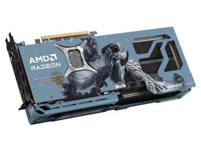 ASRock Monster Hunter Wilds Radeon RX 9070 XT Graphics Card RX9070XT MH 16G
