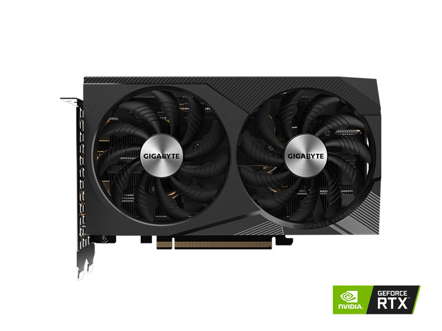 GIGABYTE GeForce RTX 3060 WINDFORCE OC 12G (rev. 2.0) Graphics Card, 2x WINDFORCE Fans, 12GB 192-bit GDDR6, GV-N3060WF2OC-12GD Rev2.0 Graphics Card — photo 2