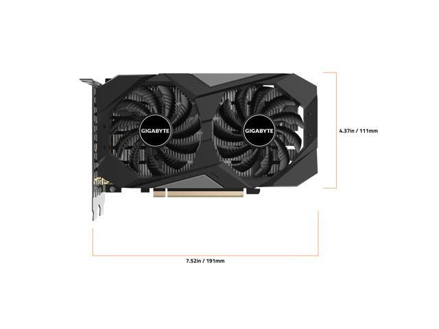 GIGABYTE - NVIDIA GeForce RTX 3050 WINDFORCE OC V2 6GB GDDR6 PCI Express 4.0 Graphics Card - Black - image 6