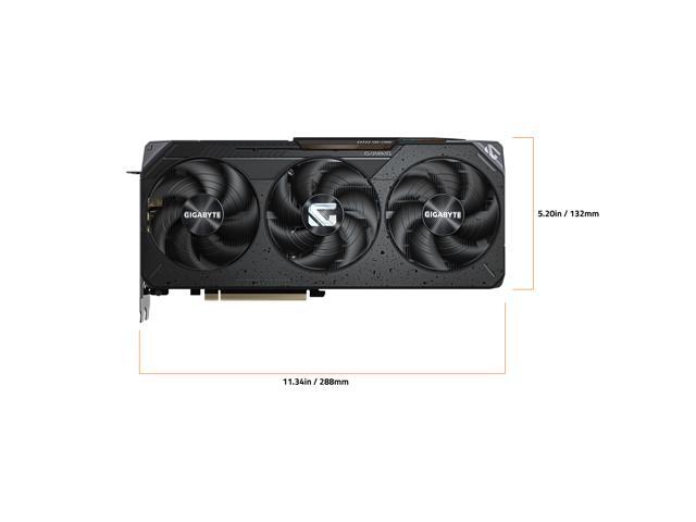 GIGABYTE - Radeon RX 9070 XT GAMING OC 16G GDDR6 PCI Express 5.0 Graphics Card - Black - image 5