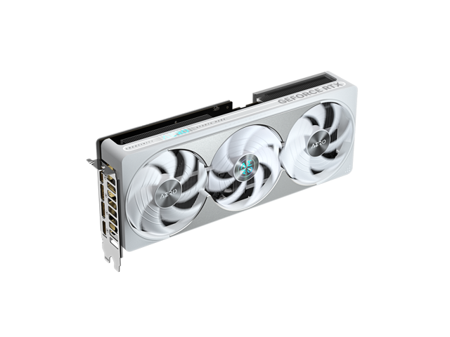 GIGABYTE - NVIDIA GeForce RTX 5080 AERO OC SFF 16G GDDR7 PCI Express 5.0 Graphics Card - White - image 4