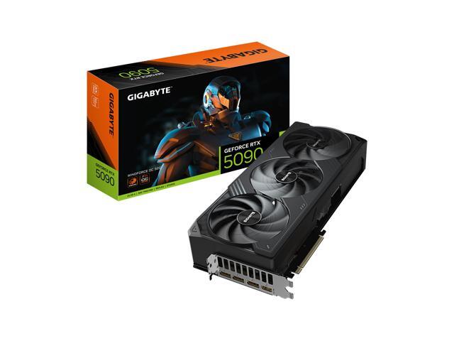 GIGABYTE - NVIDIA GeForce RTX 5090 WINDFORCE OC 32G GDDR7 PCI Express 5.0 Graphics Card - Black - image 9